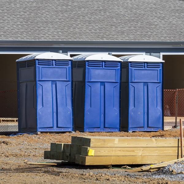 how do you dispose of waste after the porta potties have been emptied in Clear Lake